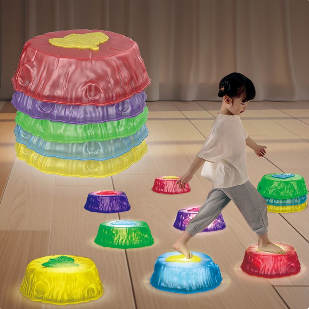 Children's A Block Of Stone Used As A Seat Stepping Stone Sensory Training Balance Stepping Toys
