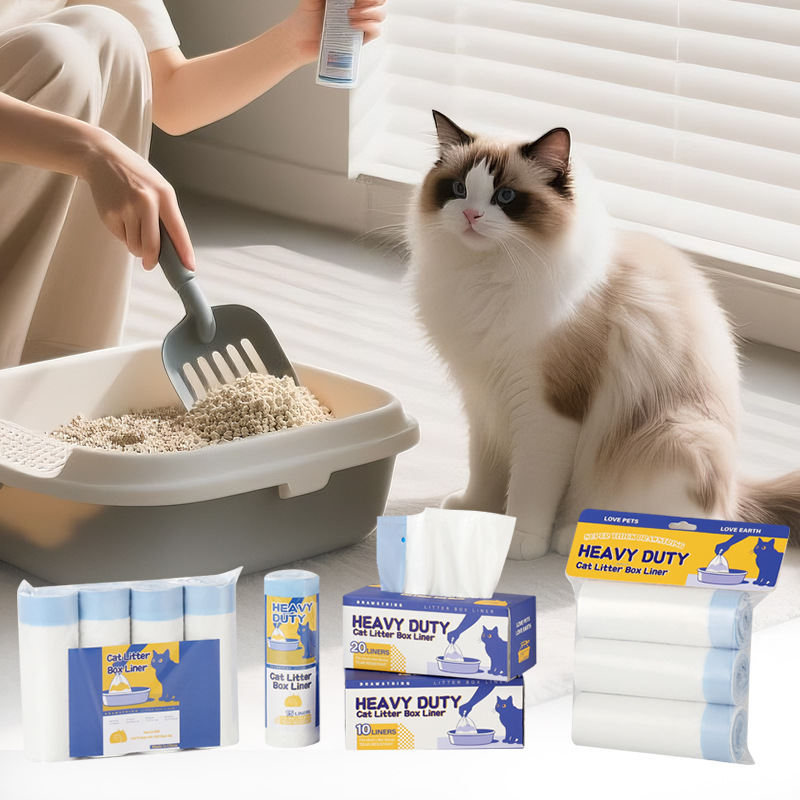 Pet Waste Bag Handheld Drawstring Bag