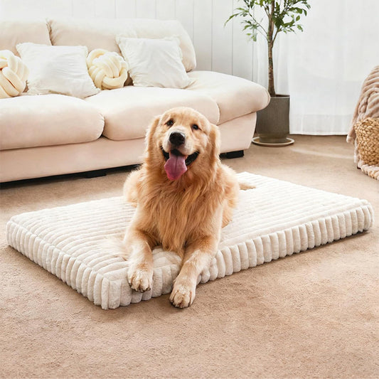 Cross-border Product Four-Season Pet Rabbit-Hair Mat Detachable And Washable Dog Bed Non-Slip Easy-to-Clean Warm Pet Mat