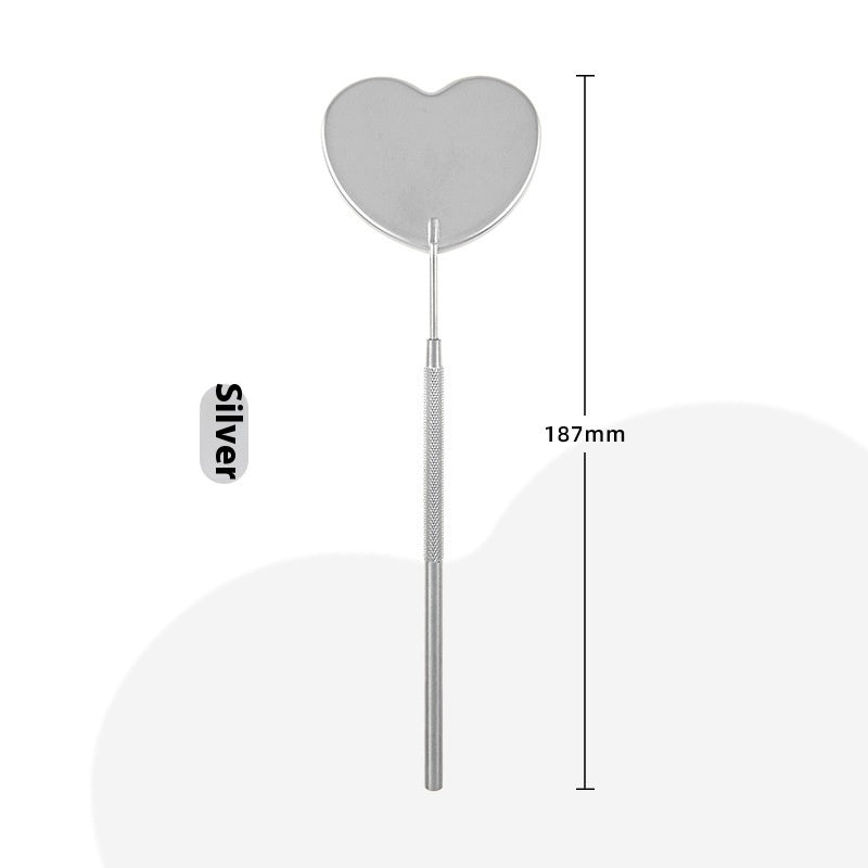 Stainless Steel Grafting Eyelash Mirror Beauty Tools