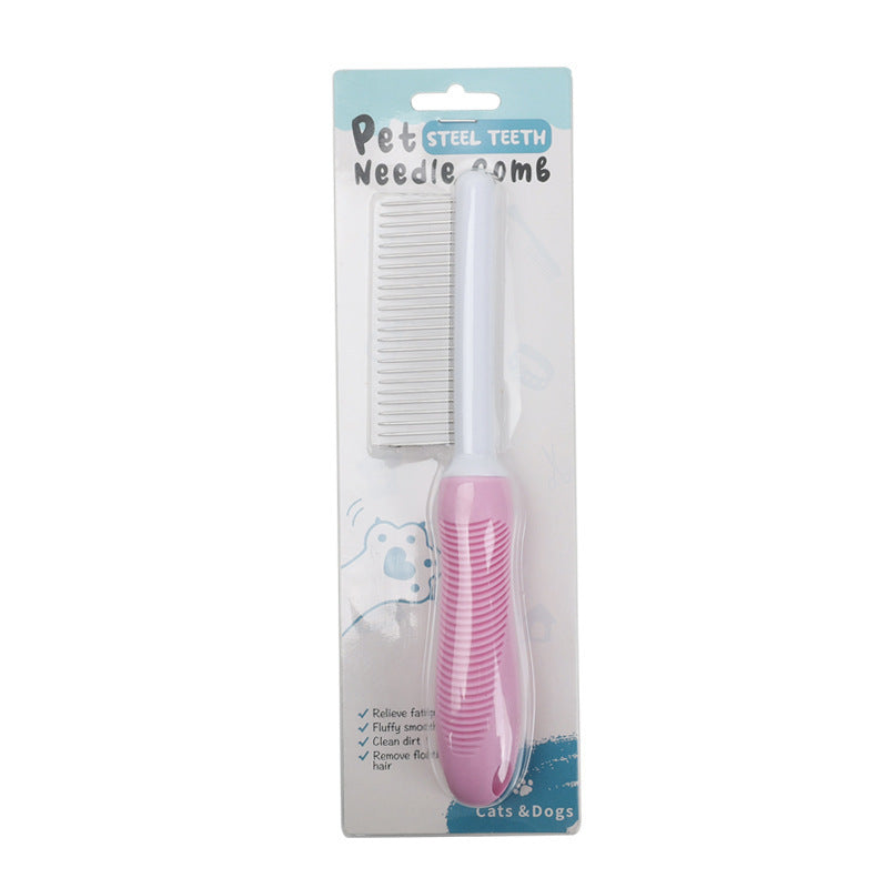 Cat Deshedding And Detangling Comb Dog Grooming And Cleaning Tool