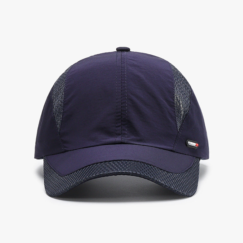 Summer Men's And Women's Quick-drying Mesh Breathable Adjustable Fashionable Casual Style Baseball Cap Suitable For Outdoor Daily Commuting