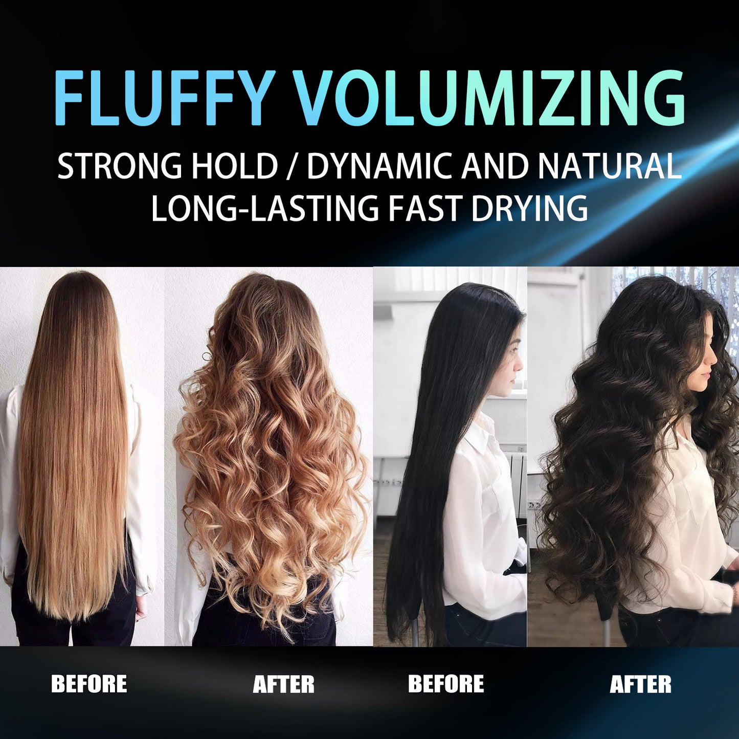 Jaysuing Hair Styling Spray, Hair Styling Moisturizing Fragrance Long-Lasting Dry Gel Gel Hair Styling Gel Water