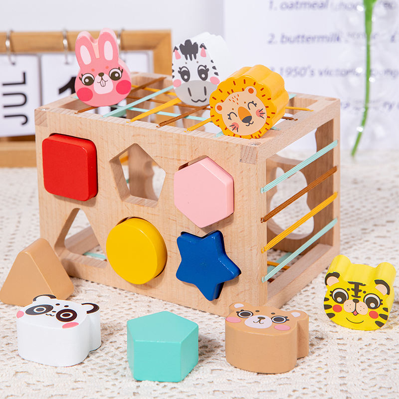 Children's Early Education Shapes Color Cognitive Puzzle Toys