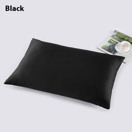 Plain Beauty Silk Hair Care Sleep Comfortable Thickened American Simple Double-sided Silk Pillowcase