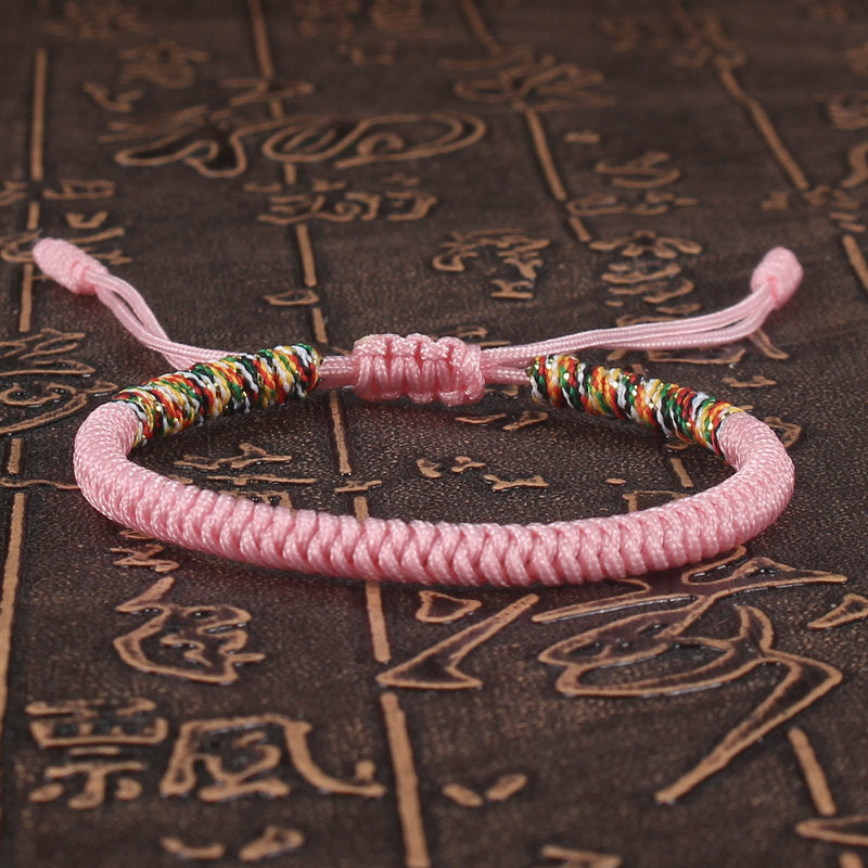 Best Seller In Europe And America Handmade Woven Jin Gang Knot Red Rope Bracelet