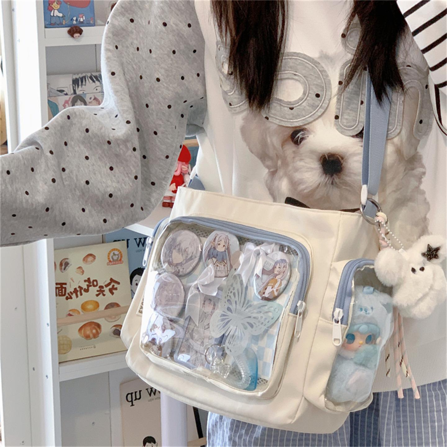 High-fashion Preppy-style Crossbody Bag For Women