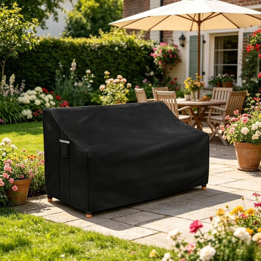 Protective Cover For 2-Seater Garden Bench - Cover For Outdoor Furniture - Party Decorations