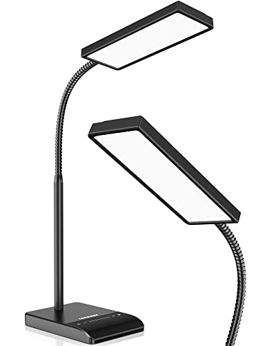 LEPOWER Desk Lamp, 800LM LED for Home Office, 12W Reading for Desk, Eye-Caring Light, Touch Table Gooseneck Lamp, 50 Light...