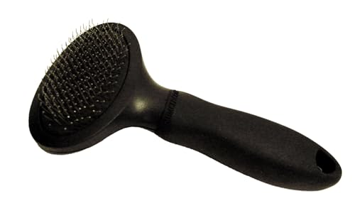 Miracle Care Slicker Brush for Dogs and Cats, Pet Hair Brush for Shedding, Removes Loose Undercoat, Ergonomic Handle, Smal...