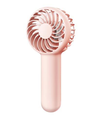 Gaiatop Mini Portable Fan, 3 Speed Powerful Handheld Fan, 2000mAh Battery Operated Cute Design Personal Small Fan, USB Rec...