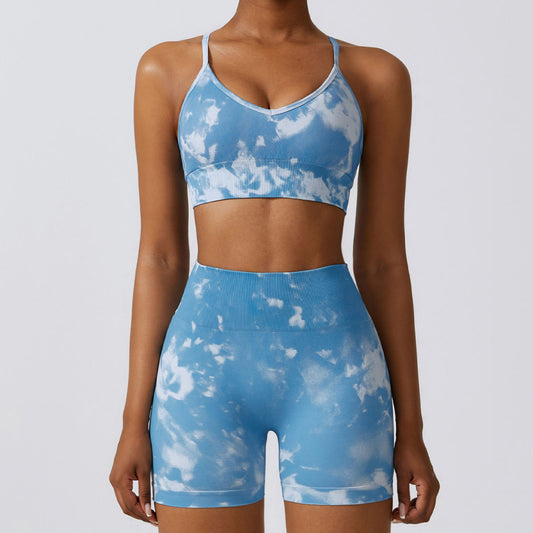 Camouflage Printing Seamless Yoga Suit