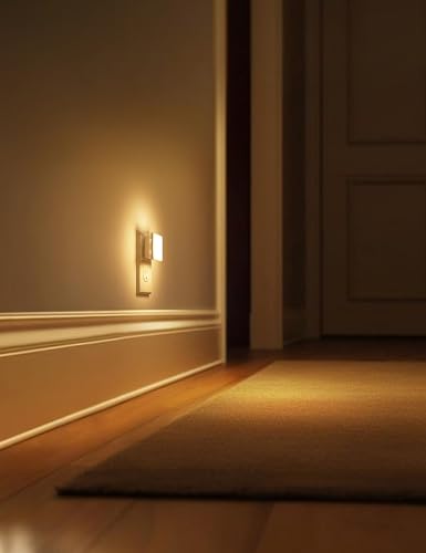 L LOHAS LED Night Light,Night Lights Plug into Wall, [6-Pack] Plug in Night Light, Dusk-to-Dawn Sensor, 3000K Soft White ...