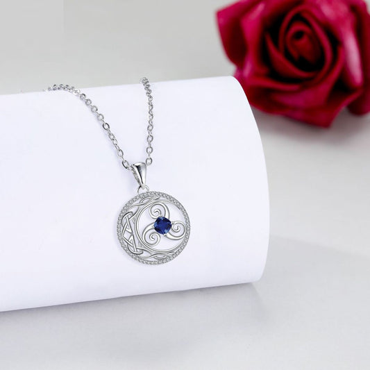 Women's Round Design Yoga Clavicle Chain Necklace