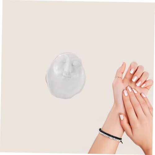SOLUSTRE Artistic Face Resin Tray for Jewelry Storage Candle Holder Elegant Decorative Tray for Home Bathroom Decor Stylis...