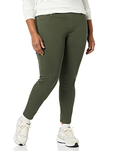 Amazon Essentials Women's Pull-On Mid Rise Stretchy Knit Jegging (Available in Plus Size)