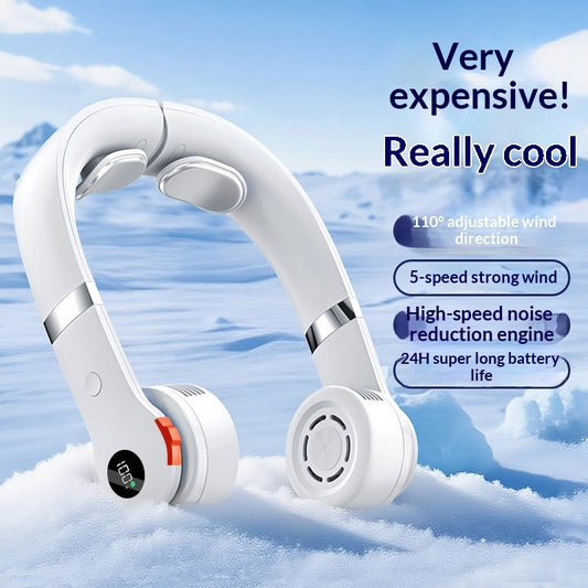 Mute Portable Cooling Bladeless Neck-Hanging Fan