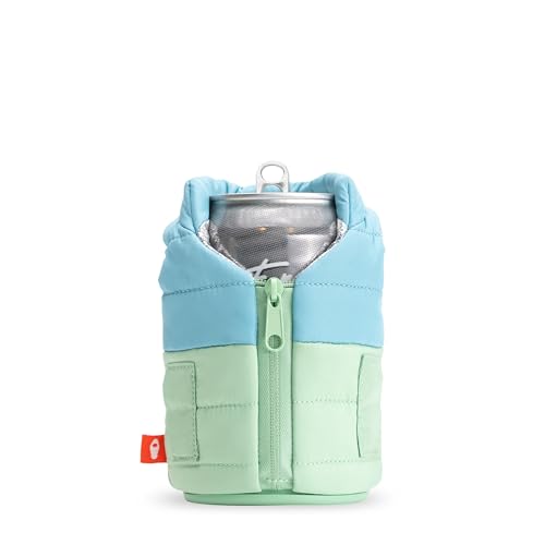 Puffin The Puffy Vest Insulated Can Cooler Sleeve 12oz & 16oz Tall Can - Non Slip Base, Beer Soda Drink Jacket for Cold or...