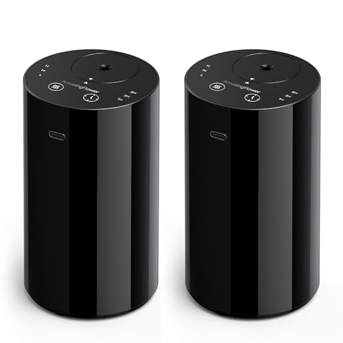 Waterless Essential Oil Diffuser, Portable Aromatherapy Diffuser with 20mL Capacity, Battery Operated Mini Scent Diffuser,...