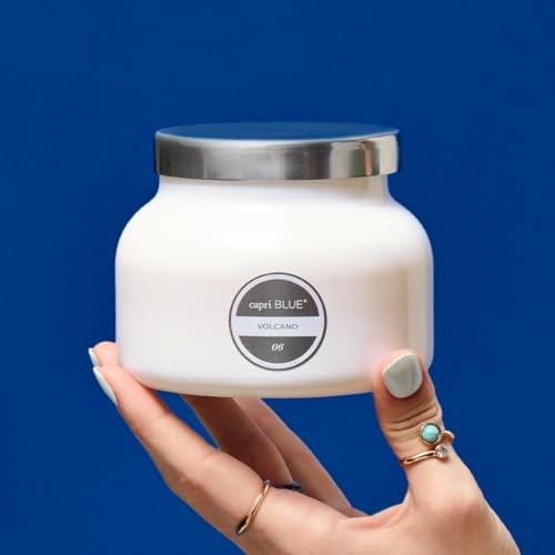 Capri Blue Volcano Scented Candles - Luxury Glass Jar Candles for Home Scented with Tropical Fruit & Sugared Citrus - Soy ...