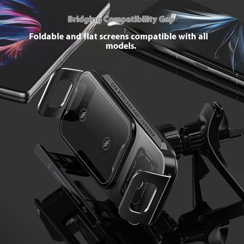 Folding Screen Mobile Phone Car Support Wireless Charger