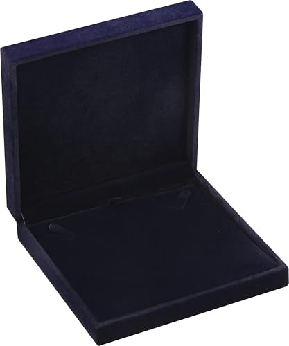 LAODA Big Necklace Chain Jewelry Gift Box Soft Touch Premium Velvet Material Choker Necklace Storage Holder Box for Women ...