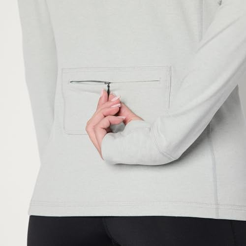 Amazon Essentials Women's Athletic Soft Performance Lightweight Quarter-Zip Long Sleeve Workout Top