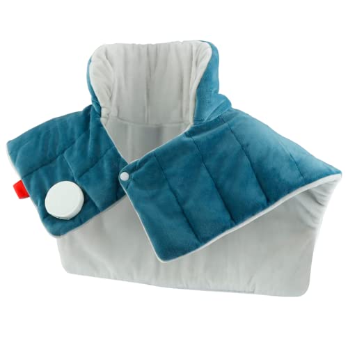 Comfytemp Heating Pad for Neck and Shoulders and Back, 2.6lb Weighted Electric Heating Pads FSA Eligible, Mothers Day Gift...