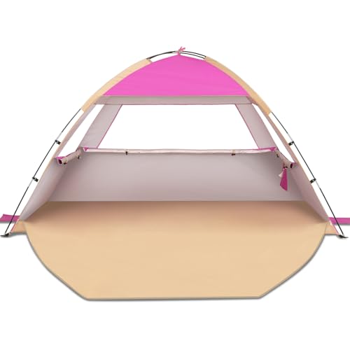 Venustas Beach Tent Sun Shelter for 3/4/6/8 Person, UPF 50+ UV Protection Beach Canopy, Lightweight and Easy Setup Cabana,...