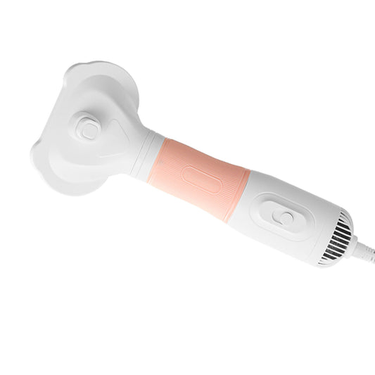 Pet Hair Dryer With Slicker Brush Low Noise 600W 3 Temperature Adjustable 3 In 1 Grooming Dog Blow Dryer For Cats Pink