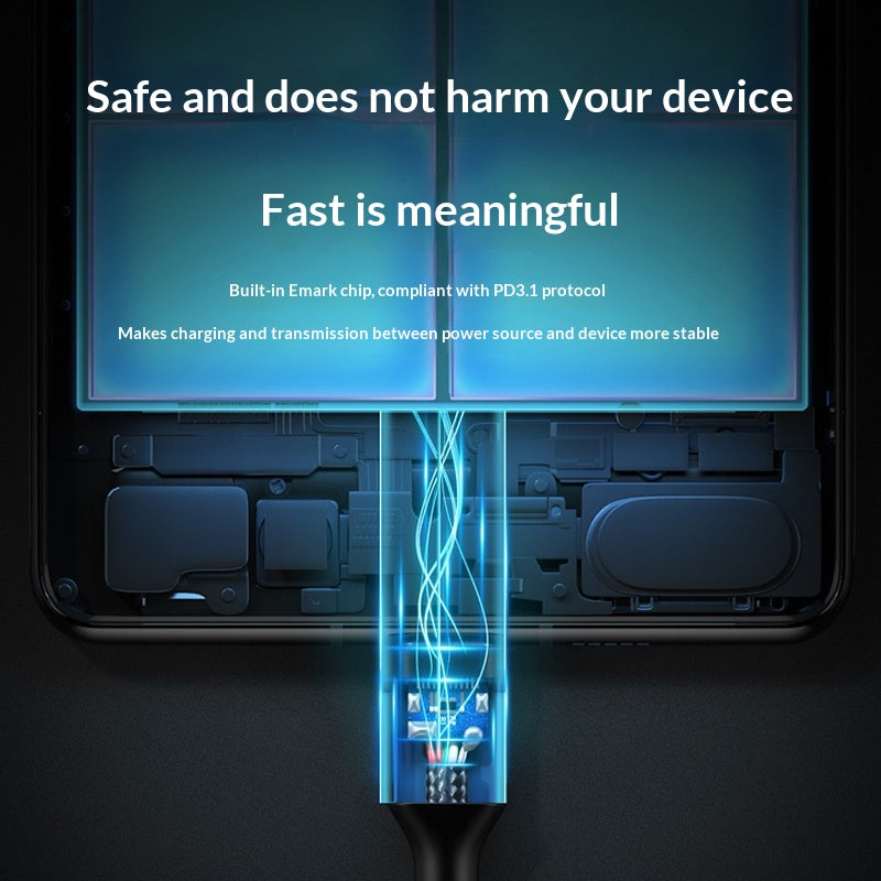 240W Super Fast Charging PD 31 Dual-Head Type-C Cable