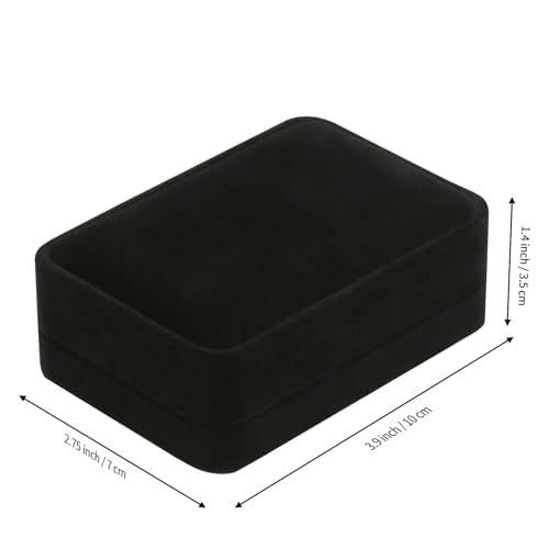 LETURE 6 Pieces Velvet Jewelry Gift Boxes for Necklace Pendant Bracelet Ring Earring, Jewelry Storage Display Case for Chr...