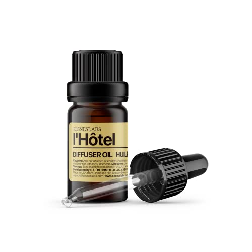 l'Hotel Diffuser Oil, White Floral Citrus Scent, Lifestyle Blend Neroli, Green Tea, Laurel Leaf, Musk Essential Oils Blend...