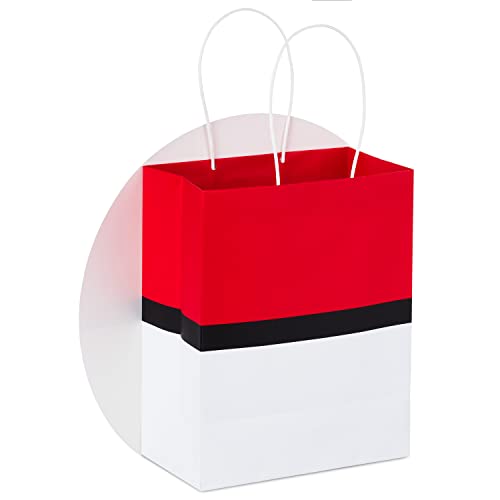 Hallmark Pokémon Gift Bag Bundle (9" Medium PokéBall and 15" Extra Large Pikachu) for Kids, Birthdays, Christmas, Valentin...