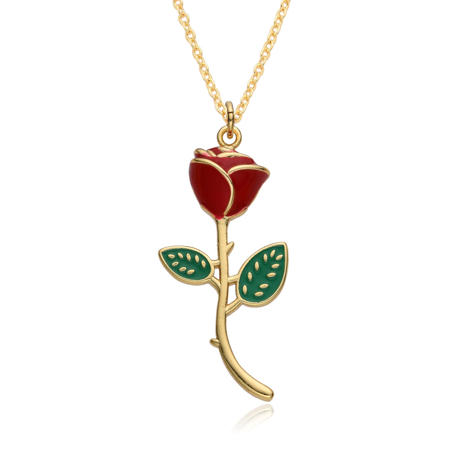 Fashion Personality Rose Women's Pendant Necklace Female Accessories