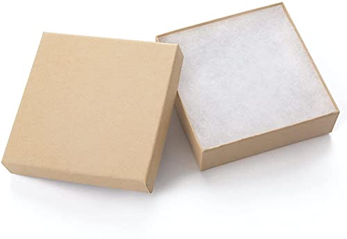 GEFTOL Jewelry Gift Boxes 96 Pack 3.5x3.5x1 Inch Cardboard Jewelry Boxes,Small Gift Boxes for Jewelry Earrings Necklaces H...