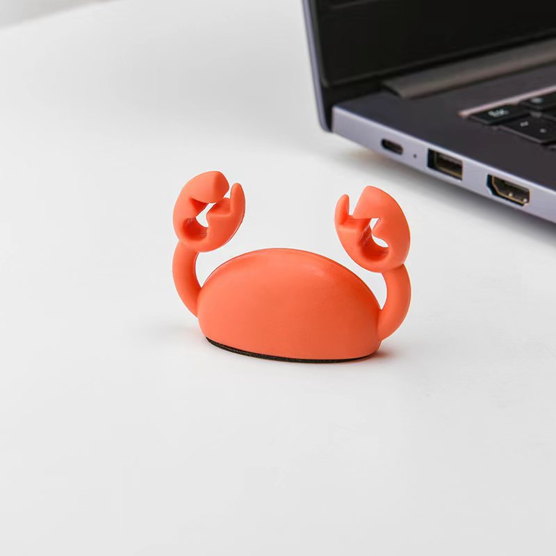 Cartoon Crab Cord Manager Mobile Phone Charging Cable