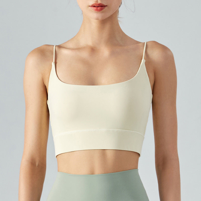 Thin Shoulder Beauty Back Exercise Vest With Chest Pad Female Yoga European And American Style Sling Workout Underwear