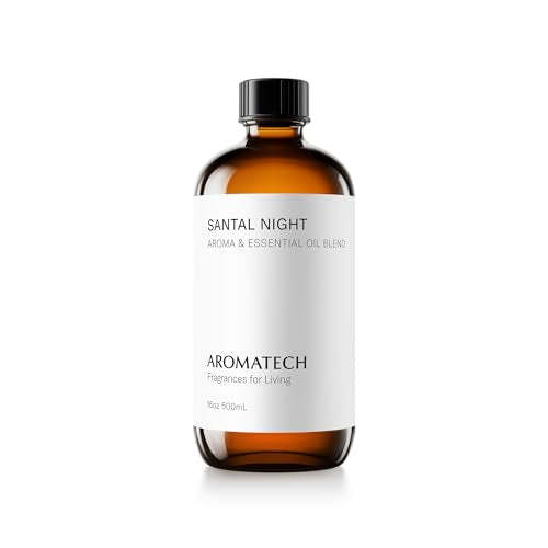 AromaTech Santal Night Premium Aroma Oil – Sensual & Warm Home Fragrance - Notes of Sandalwood,Tonka Bean & Black Cardamom...