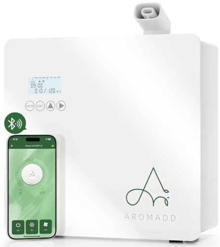 2025 Upgraded 3500 Sq.Ft Smart Scent Diffuser - HVAC System, Whole House Aroma & Hotel Collection Diffuser, Waterless Esse...