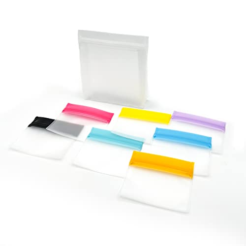 EZY DOSE Reusable 7-Day Pill Pouch Set, Durable Multi-Purpose Travel-Sized Containers, Includes Colors for Easy Identifica...