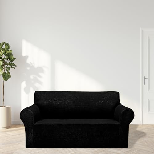 Cupuamon 2026 New Stretch Loveseat Sofa Slipcovers Couch Cover for 2 Cushion Furniture Protector Sofa Covers with Elastic ...