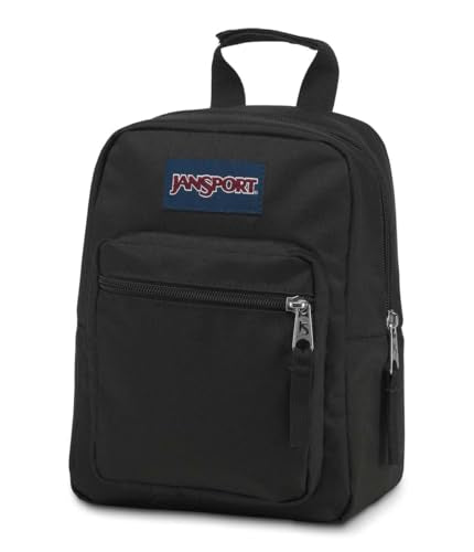 JanSport Big Break Insulated Lunch Bag - Small Soft-Sided Cooler Ideal for Class, Work, or Meal Prep, Black