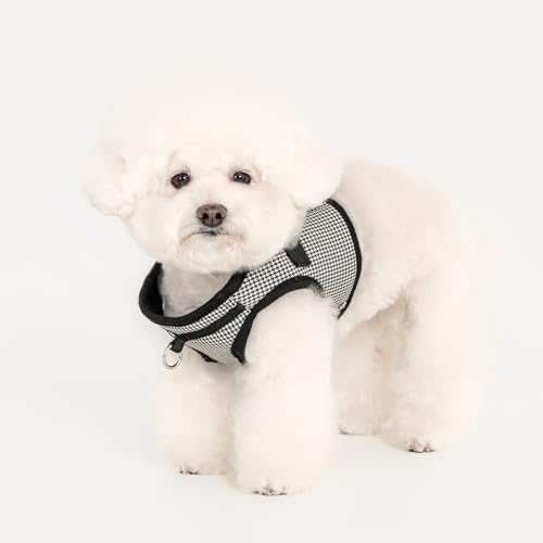 Puppia Amatus Dog Vest Harness B (Step-in) Fashionable Houndstooth Pattern Spring Summer Harness for Small and Medium Dog...