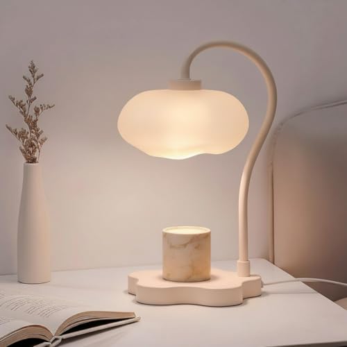 Glooglitte Cloud Candle Warmer Lamp with Timer Dimmer Mother's Day Cute Warming Lamp Adjustable Wax Melt Light Bedside Tab...