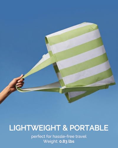 HOMESPON Large Waterproof Beach Bag for Women Pool Bags with Wet Compartment Lightweight Tote for Work Travel Weekends