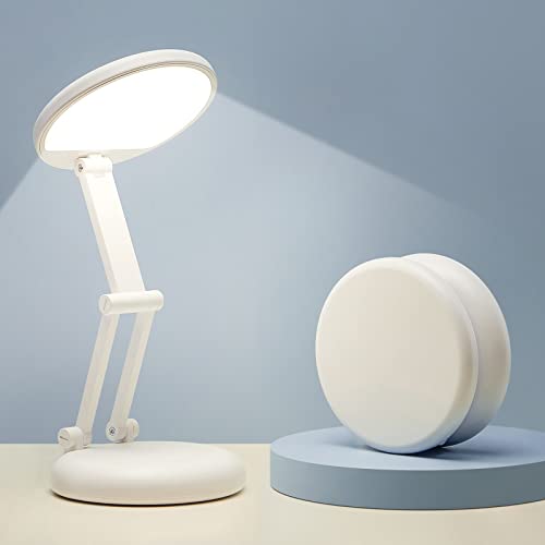One Fire Cordless Desk Lamp,Dimmable Small Battery Powered Lights,3600mAh Rechargeable Wireless Table Lamp,Mini Lamp&Porta...
