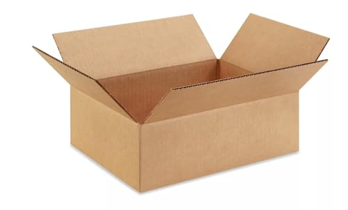 BOX USA Shipping Boxes Medium 12"L x 9"W x 4"H 25-Pack - Corrugated Cardboard Box for Moving, Mailing, Packing, Packaging ...