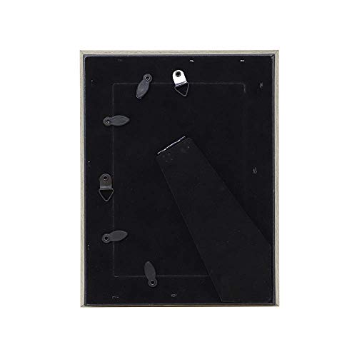 Isaac Jacobs 4x6 Silver Beveled Mirror Picture Frame - Classic Mirrored Frame with Deep Slanted Angle Made for Wall Décor ...