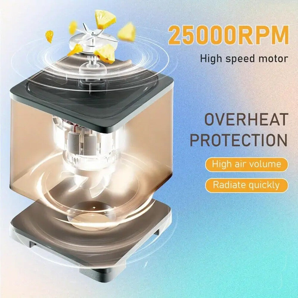 3L Power Commercial Food Blender Juicer Mixer Crusher Processor Grinder 8 Blades